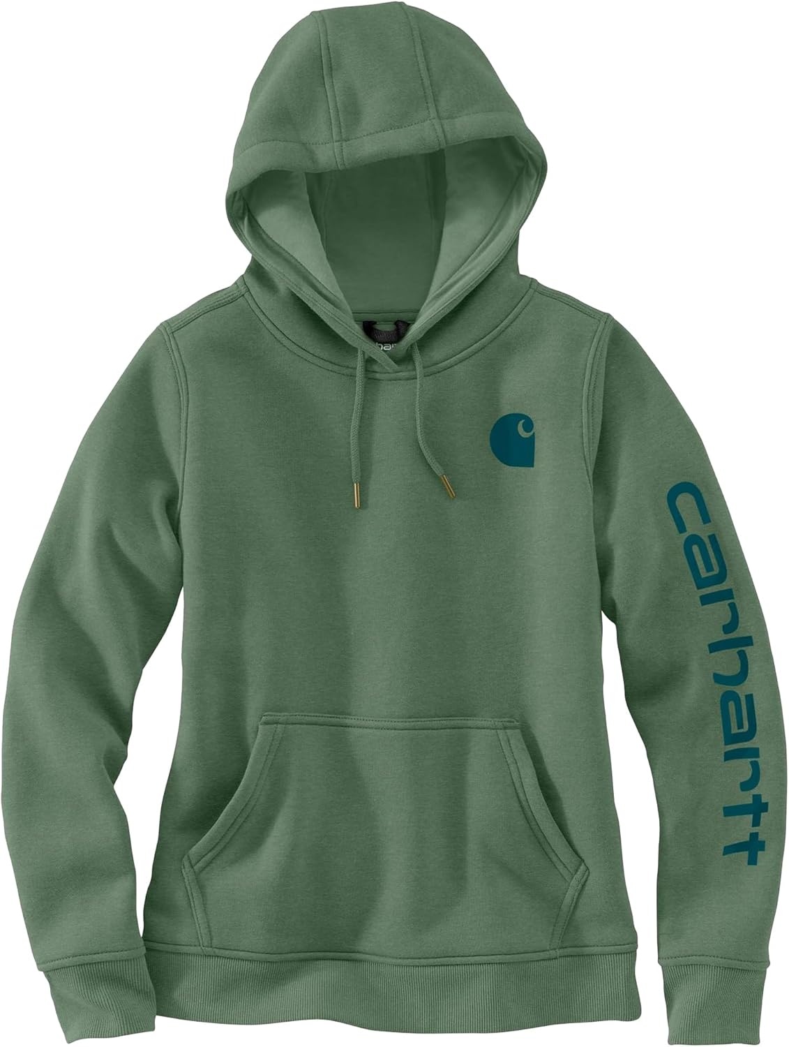 image:imageCarhartt Womens Iconic Clarksburg Logo SweatshirtFrosted Balsam