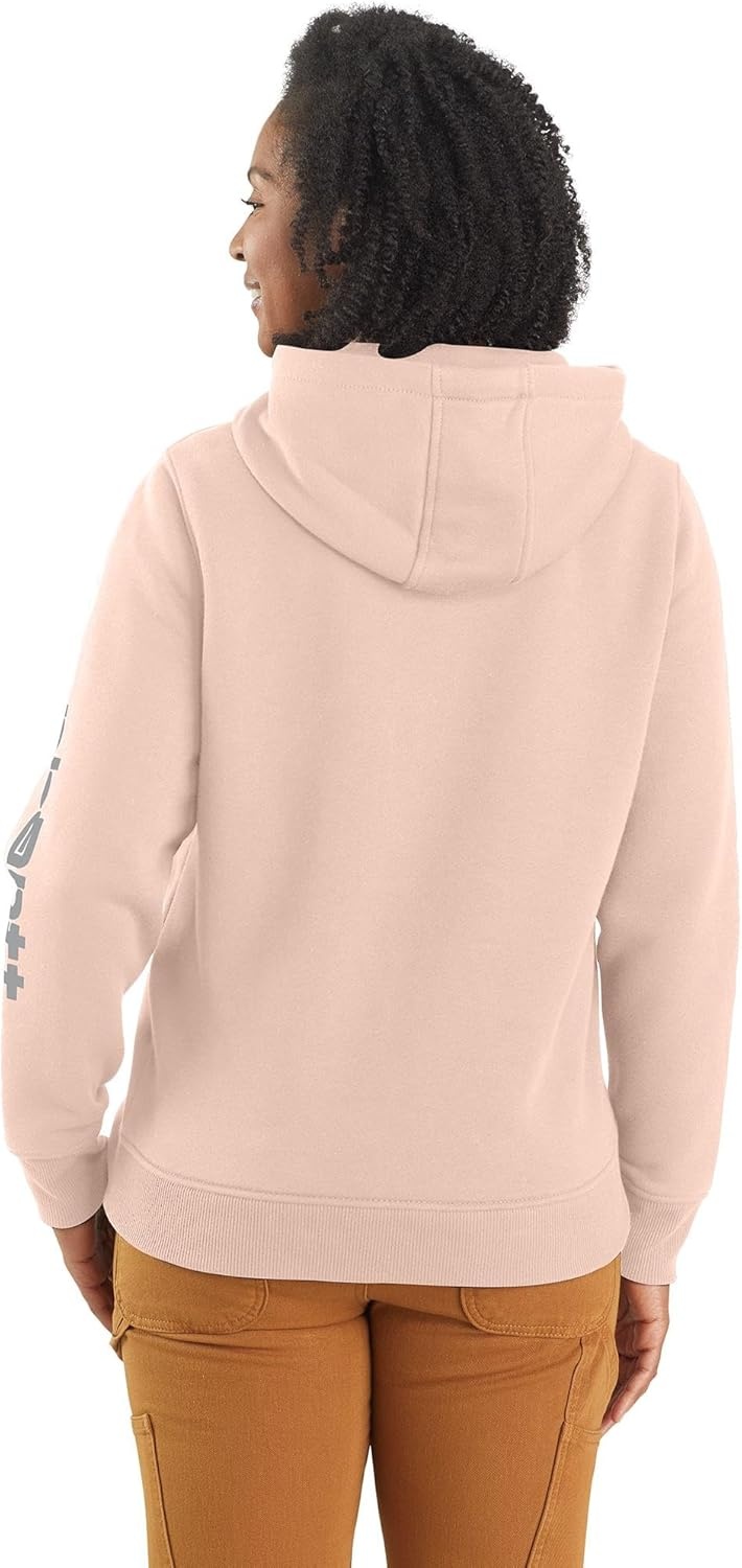 image:imageCarhartt Womens Iconic Clarksburg Logo SweatshirtGeorgia Peach
