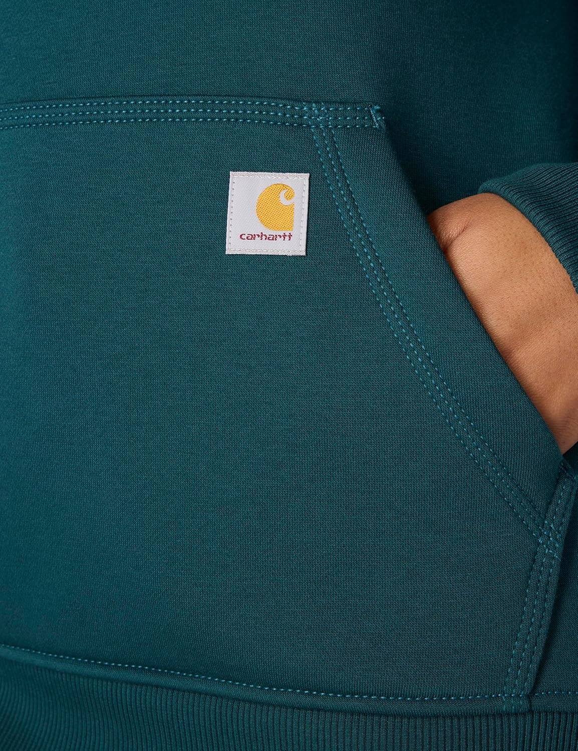 image:imageCarhartt Womens Iconic Clarksburg Logo SweatshirtGreenstone