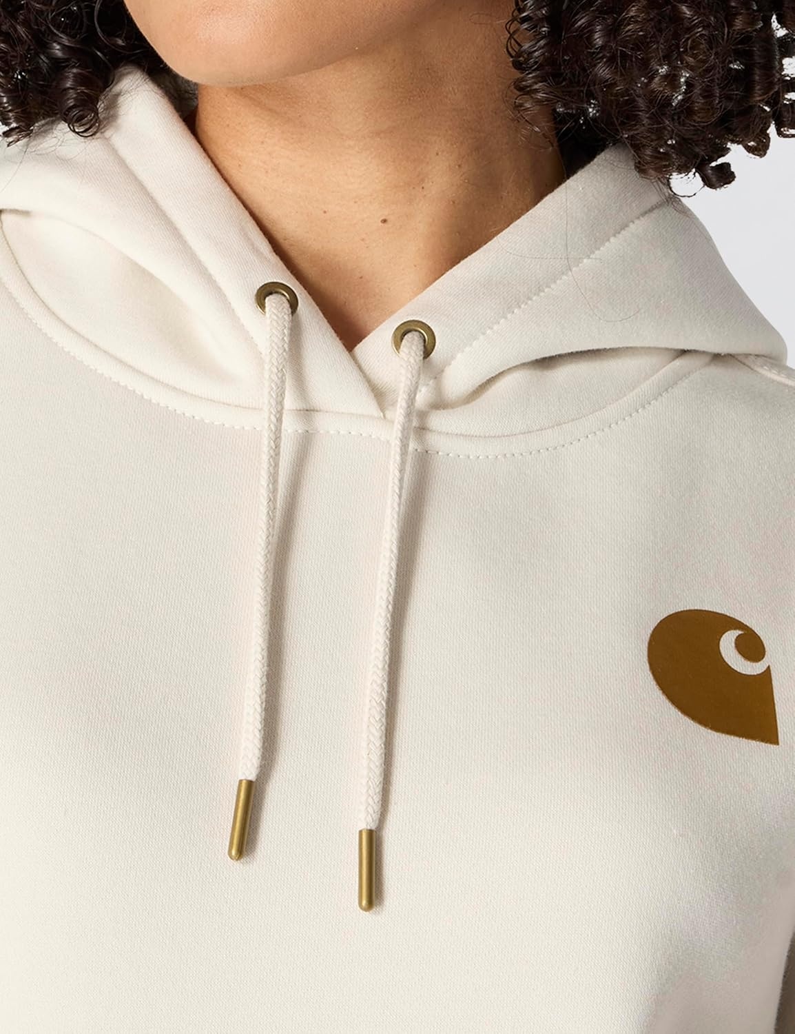 image:imageCarhartt Womens Iconic Clarksburg Logo SweatshirtMaltCarhartt Brown