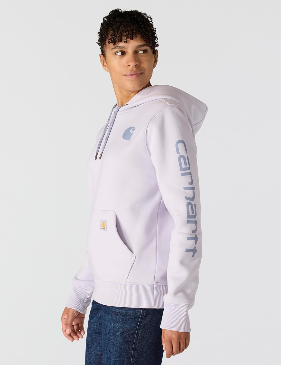 image:imageCarhartt Womens Iconic Clarksburg Logo SweatshirtMicaWisteria