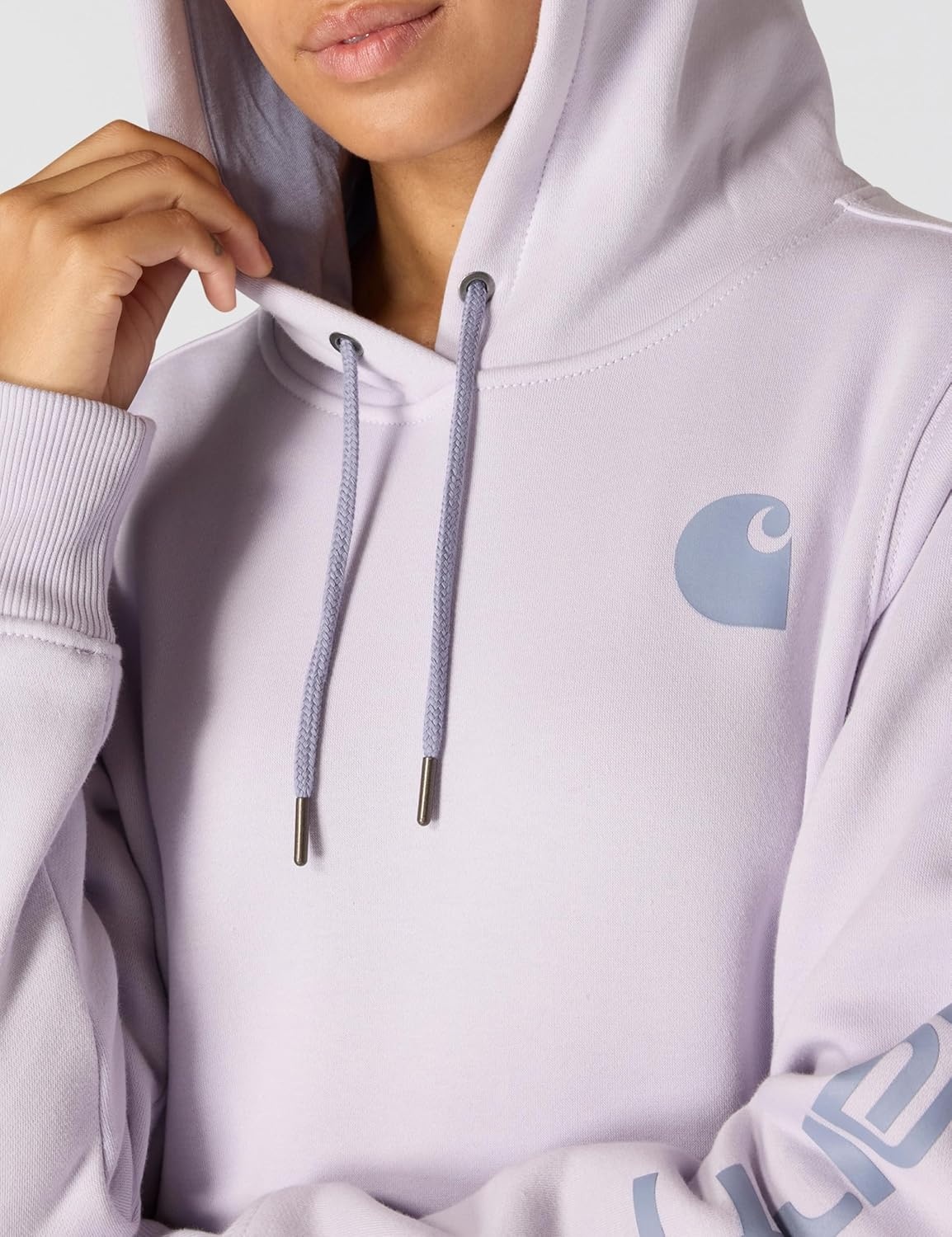 image:imageCarhartt Womens Iconic Clarksburg Logo SweatshirtMicaWisteria