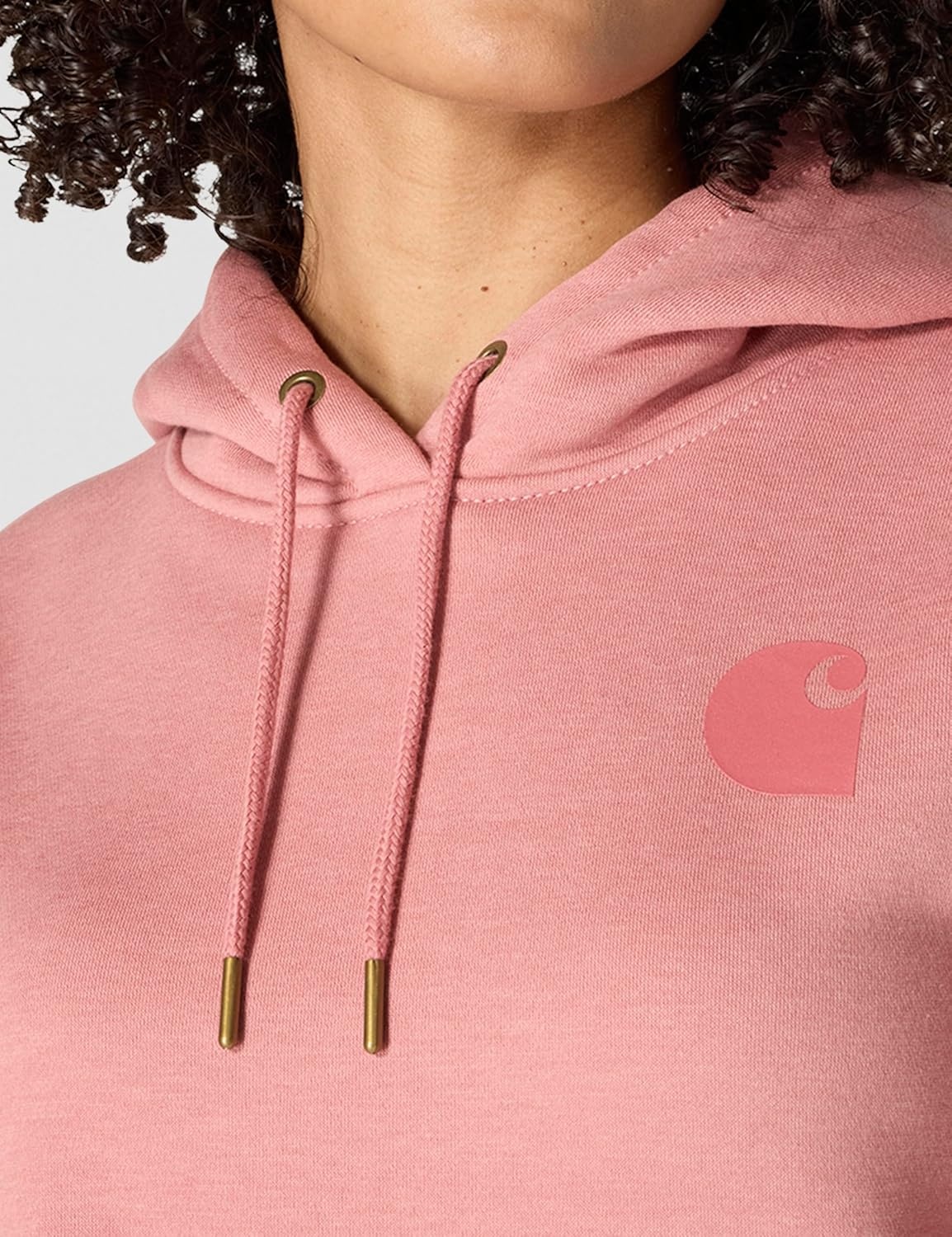 image:imageCarhartt Womens Iconic Clarksburg Logo SweatshirtRose Tint Heather