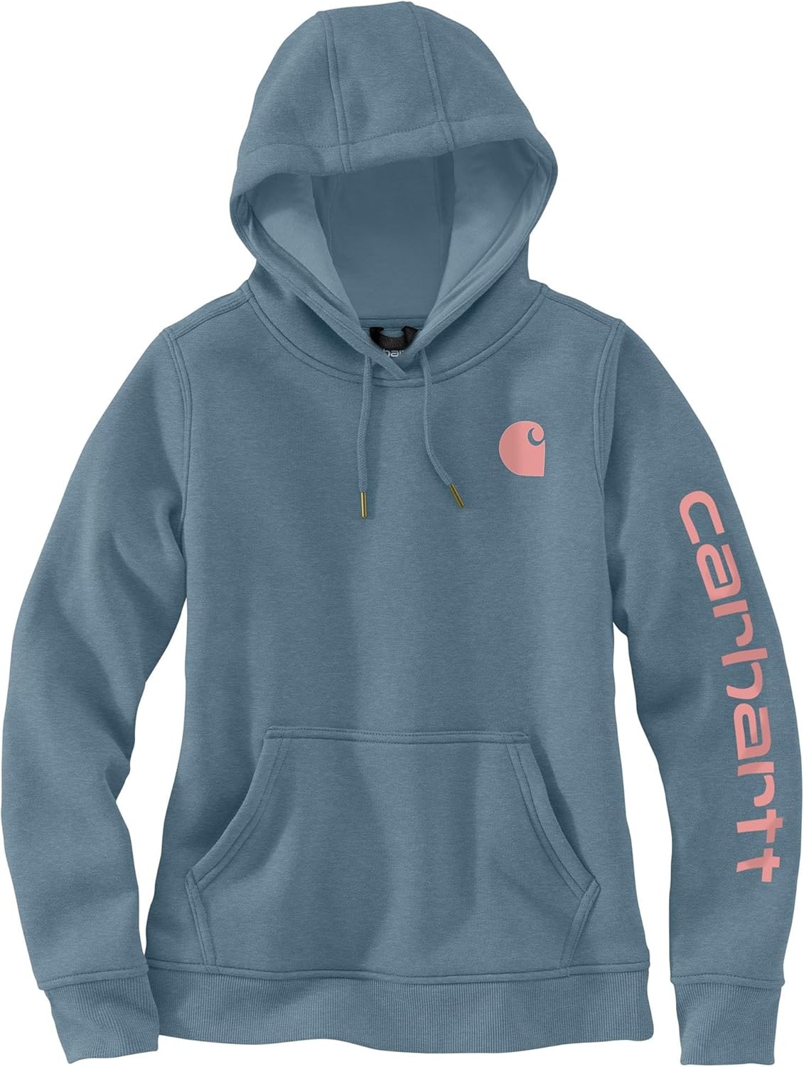 image:imageCarhartt Womens Iconic Clarksburg Logo SweatshirtThundercloud Heather