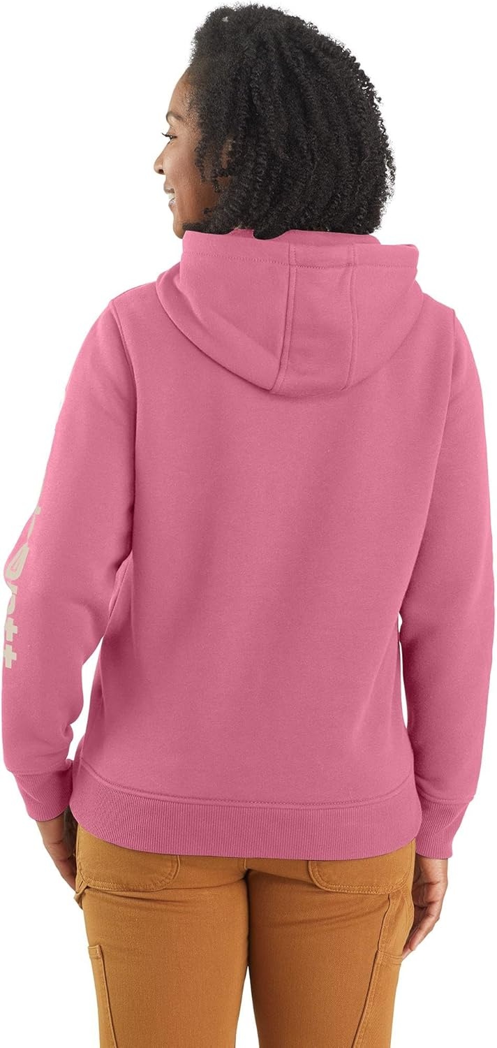 image:imageCarhartt Womens Iconic Clarksburg Logo SweatshirtWoodrose