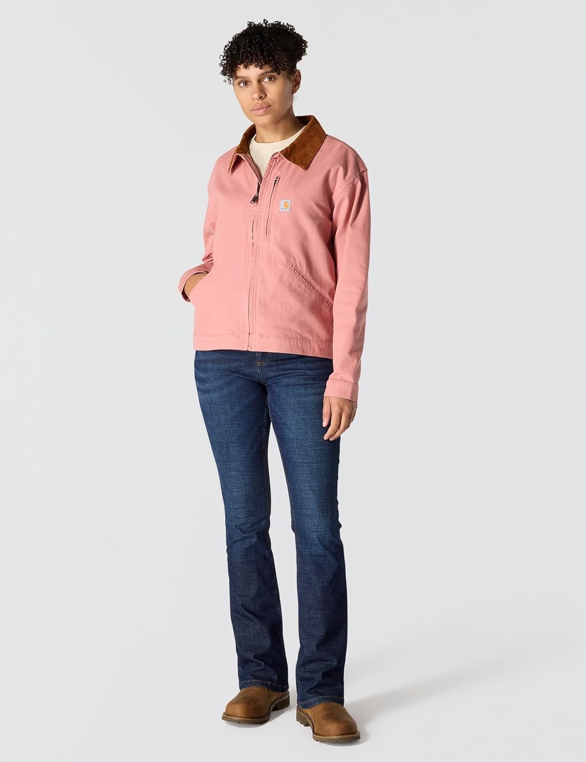 image:imageCarhartt Womens Iconic Crawford Detroit JacketRose Tint