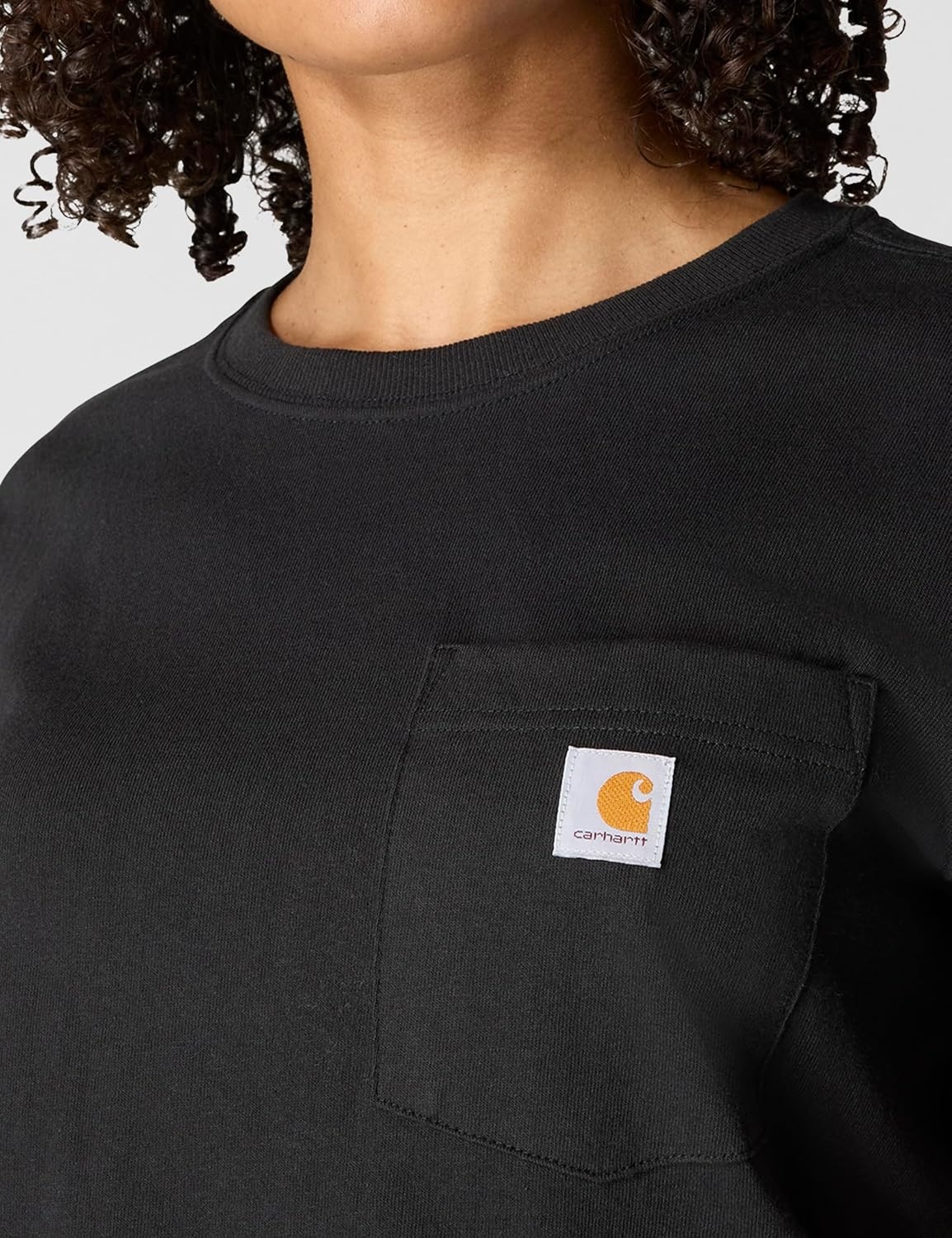 image:imageCarhartt Womens Iconic WK87 Pocket TShirtBlack