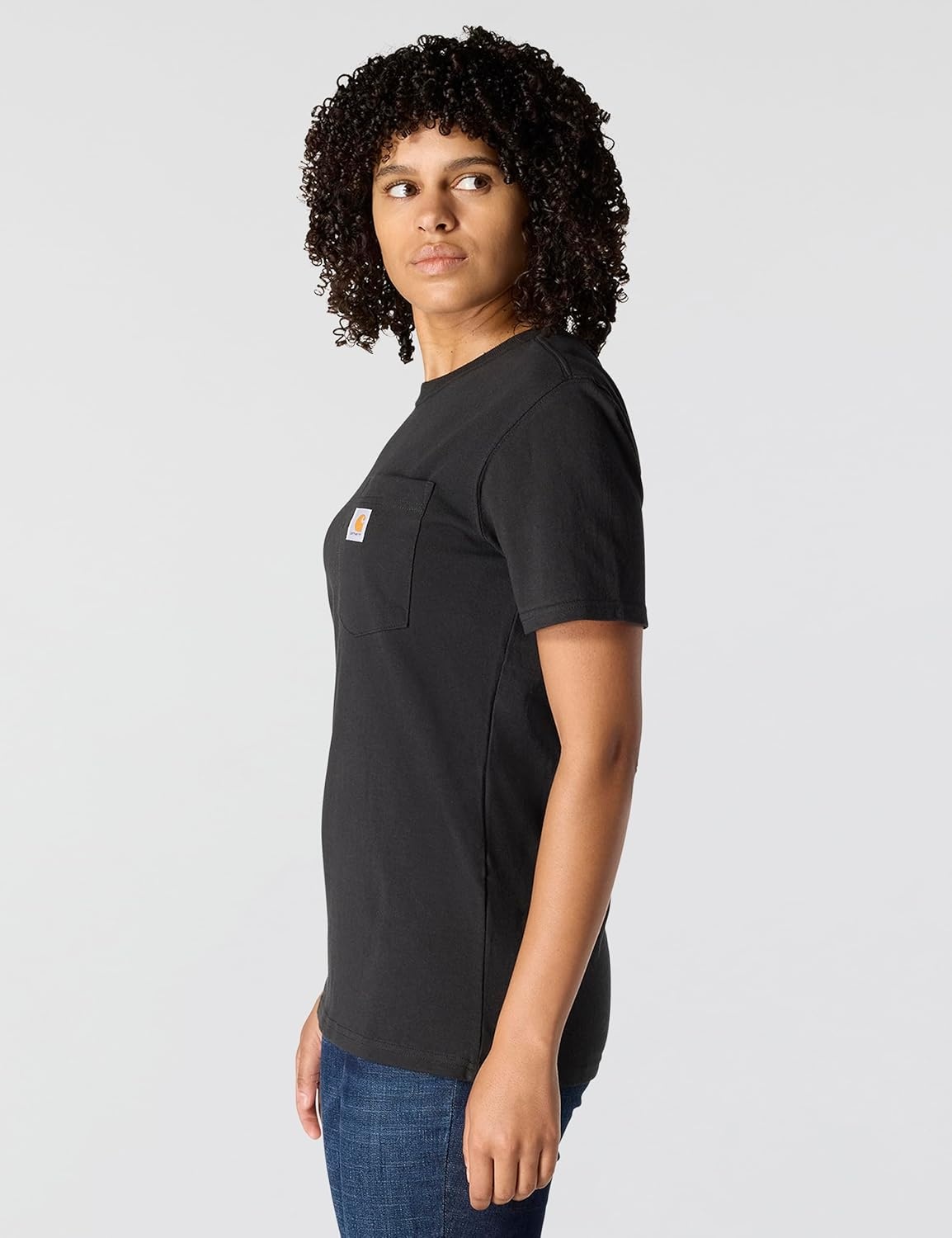 image:imageCarhartt Womens Iconic WK87 Pocket TShirtBlack