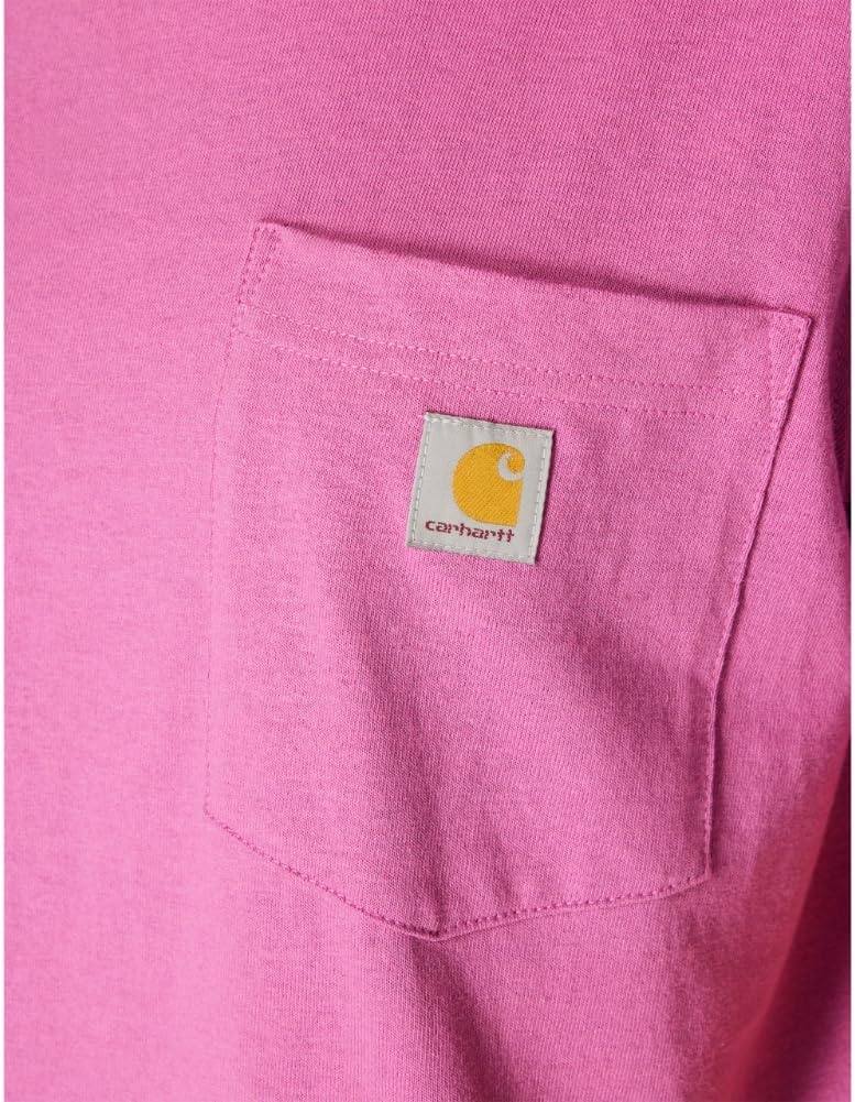 image:imageCarhartt Womens Iconic WK87 Pocket TShirtElectric Fuchsia