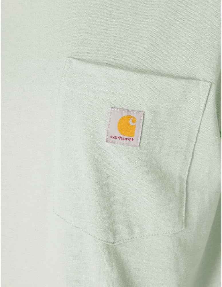 image:imageCarhartt Womens Iconic WK87 Pocket TShirtSmoked Teal