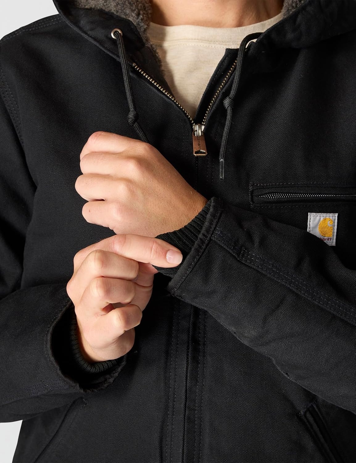 image:imageCarhartt Womens Iconic Washed Duck Sierra JacketBlack