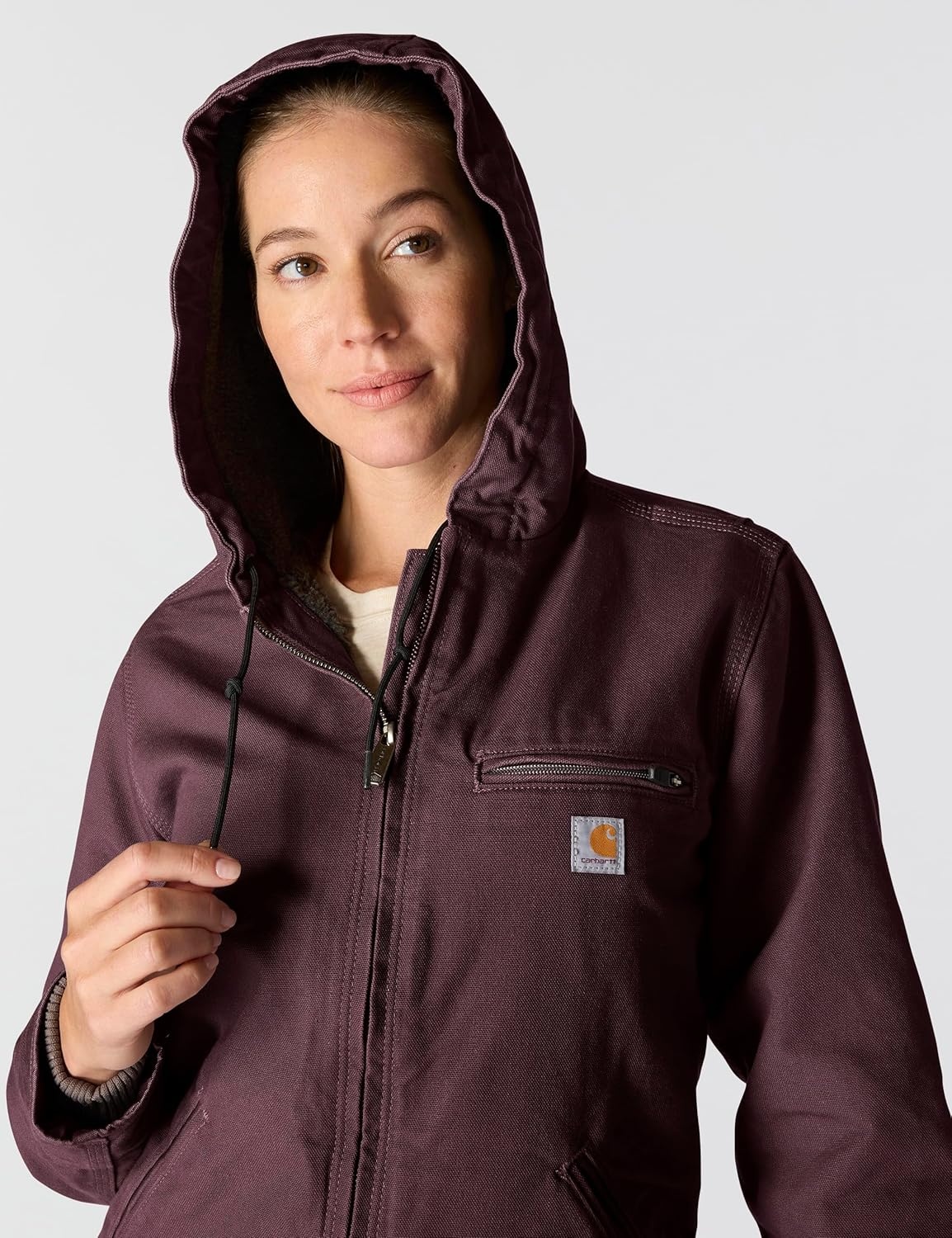 image:imageCarhartt Womens Iconic Washed Duck Sierra JacketBlackberry