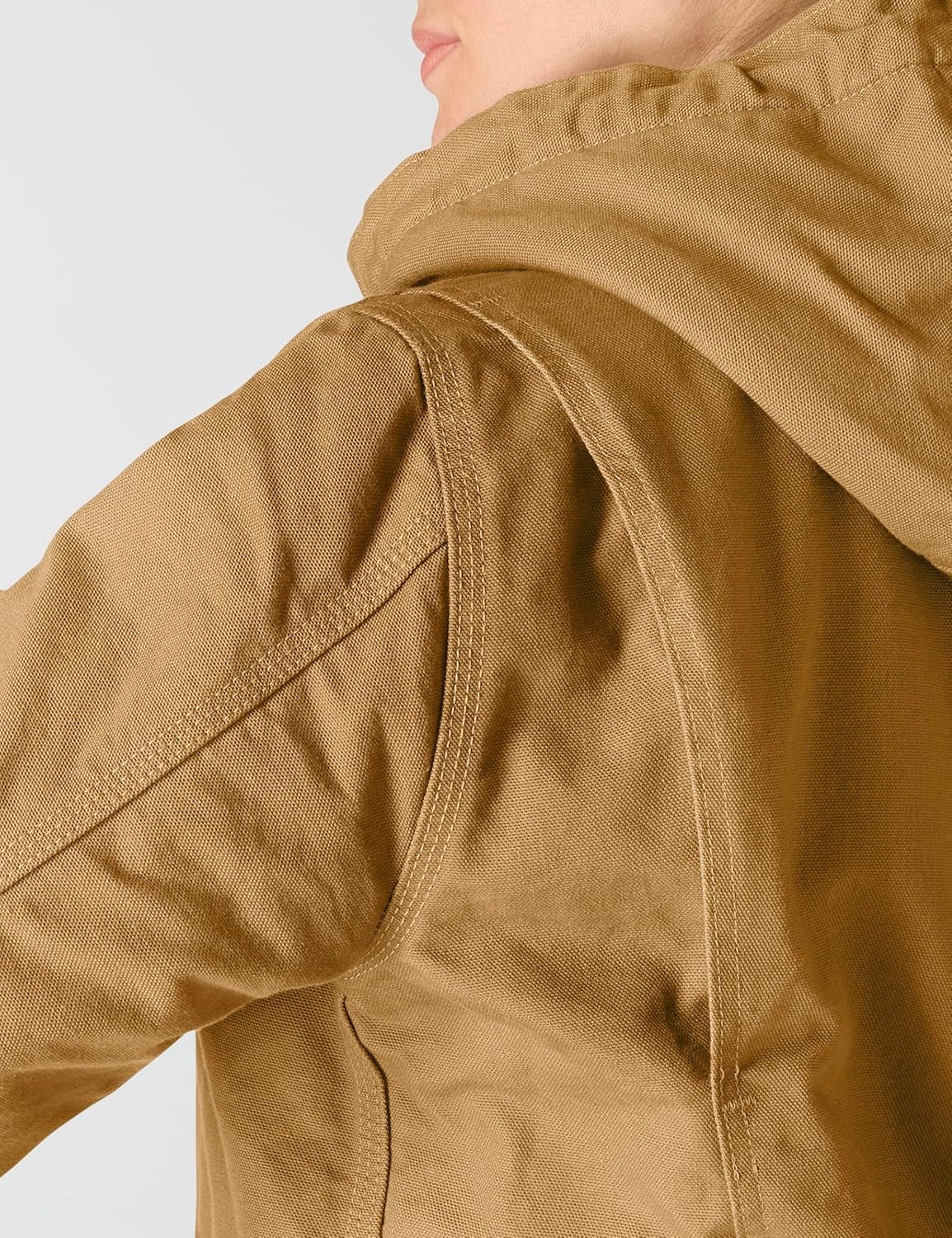image:imageCarhartt Womens Iconic Washed Duck Sierra JacketCarhartt Brown