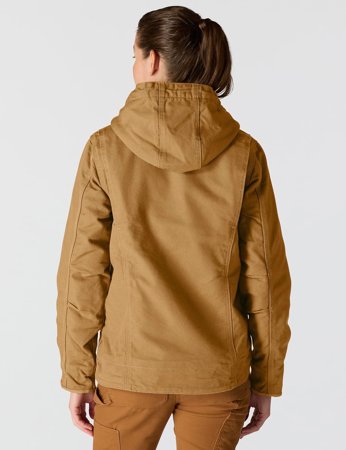 image:imageCarhartt Womens Iconic Washed Duck Sierra JacketCarhartt Brown