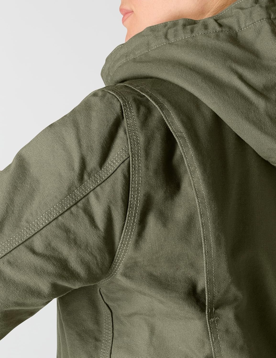 image:imageCarhartt Womens Iconic Washed Duck Sierra JacketPine Green