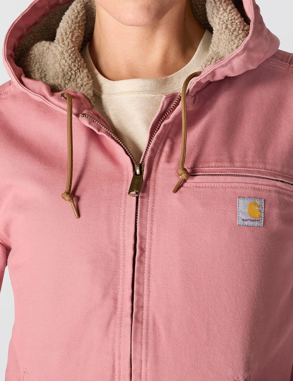 image:imageCarhartt Womens Iconic Washed Duck Sierra JacketRose Tint