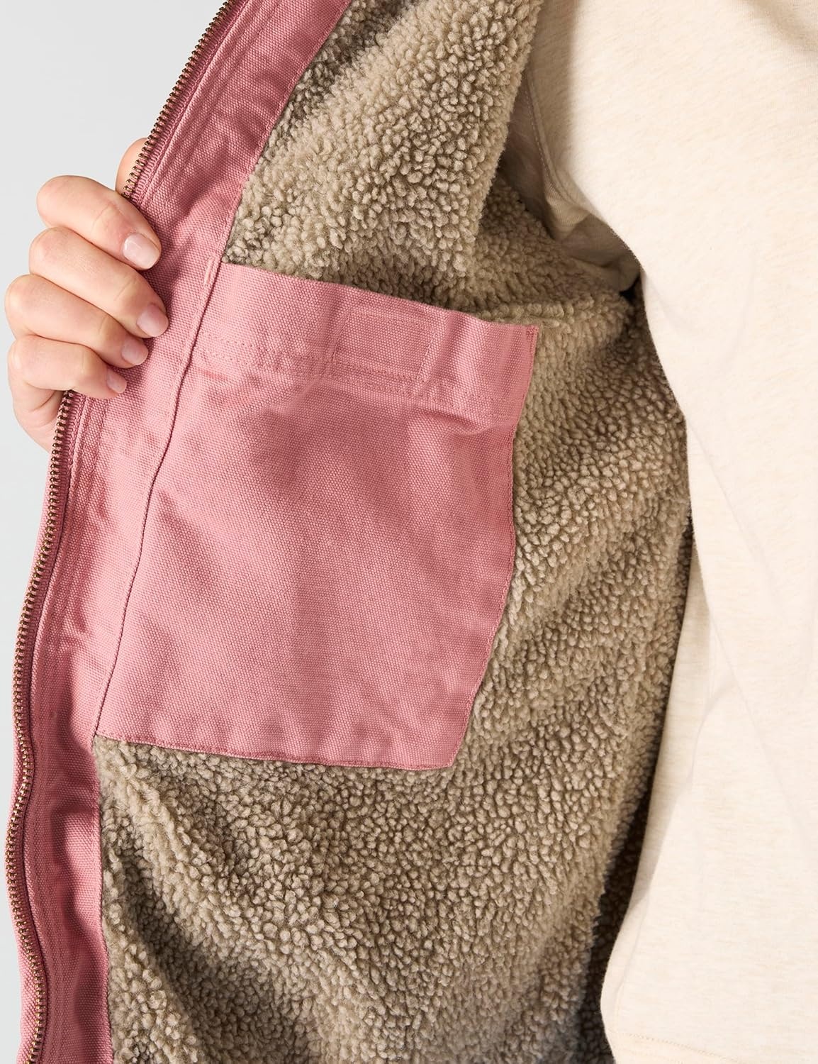 image:imageCarhartt Womens Iconic Washed Duck Sierra JacketRose Tint