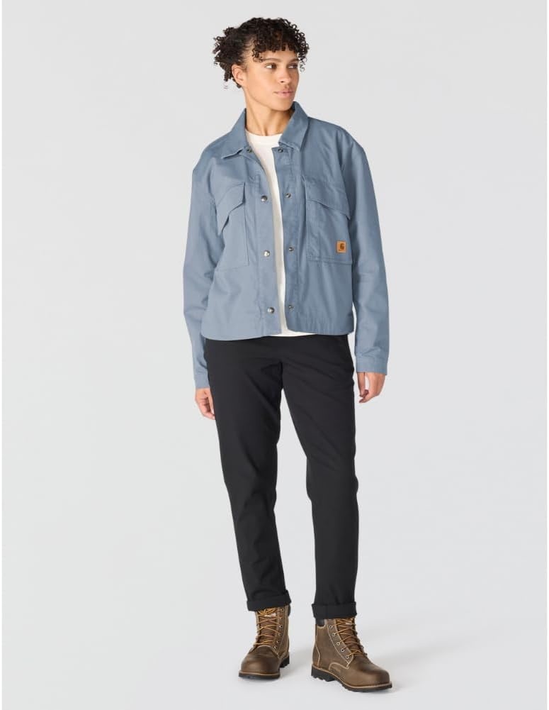image:imageCarhartt Womens Ripstop Utility JacketIron Blue