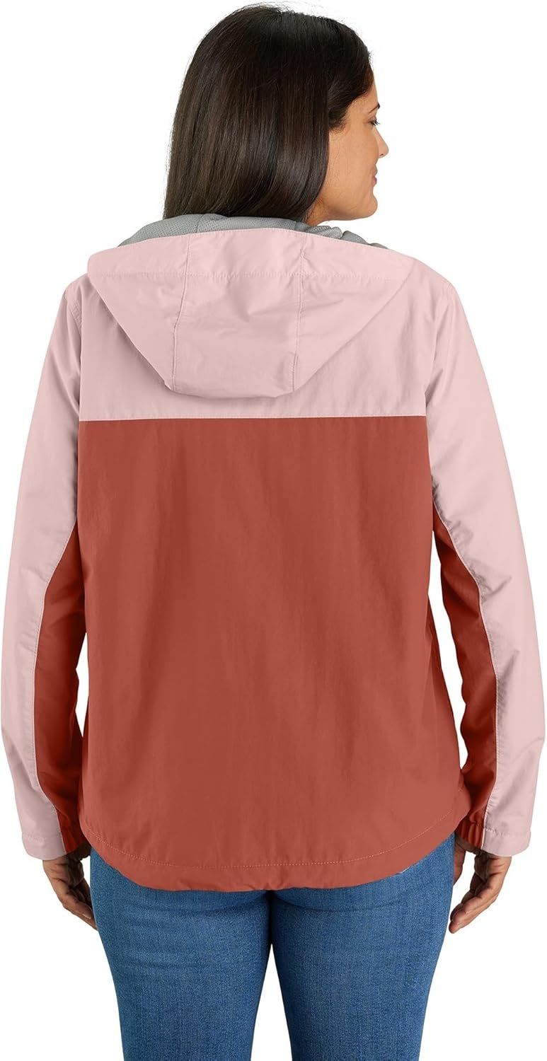 image:imageCarhartt Womens Rockford AnorakSoft RoseSaddle Red