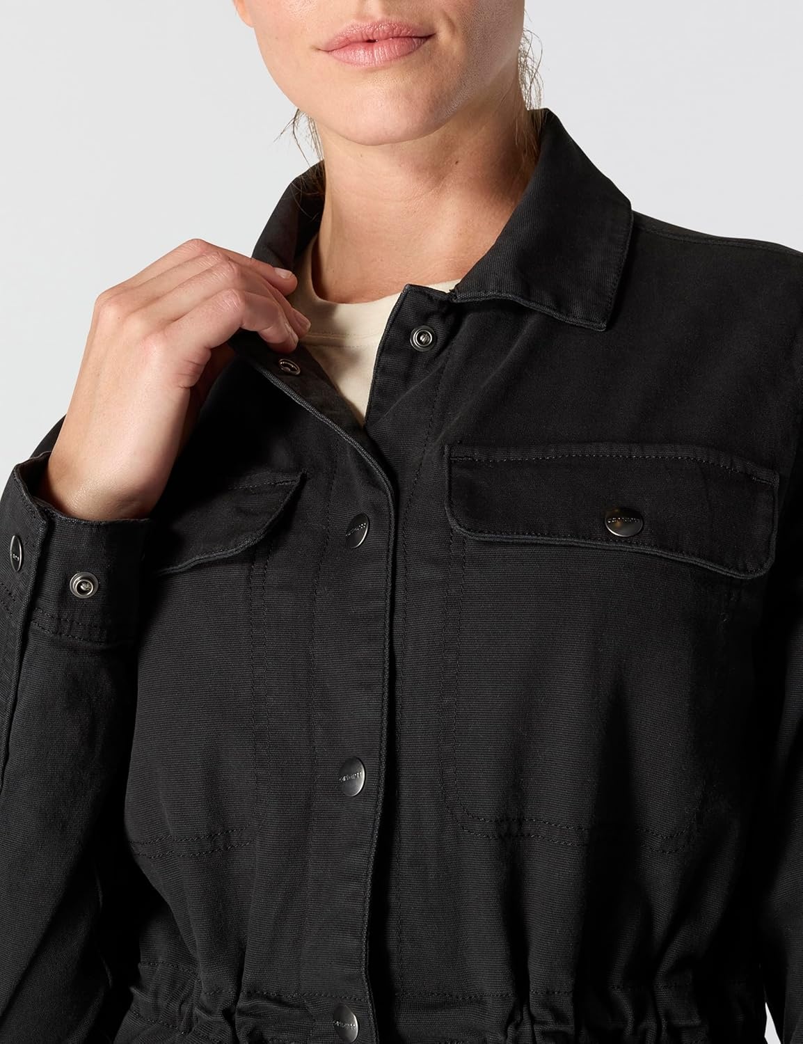 image:imageCarhartt Womens TENCEL Fiber Series Canvas CoatBlack