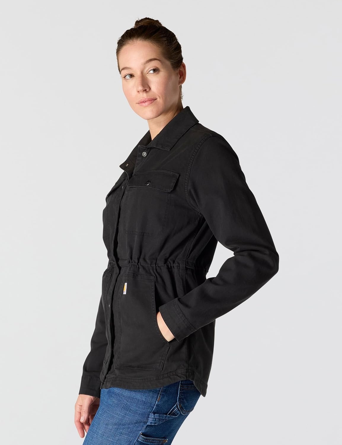 image:imageCarhartt Womens TENCEL Fiber Series Canvas CoatBlack