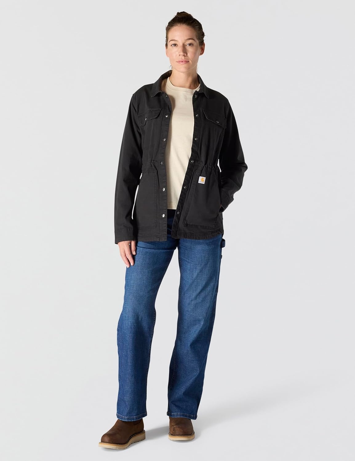 image:imageCarhartt Womens TENCEL Fiber Series Canvas CoatBlack