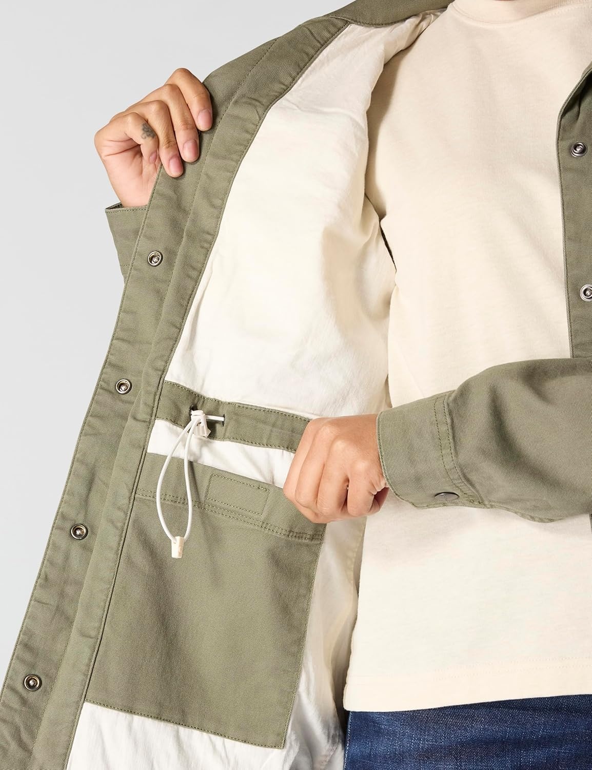 image:imageCarhartt Womens TENCEL Fiber Series Canvas CoatDusty Olive