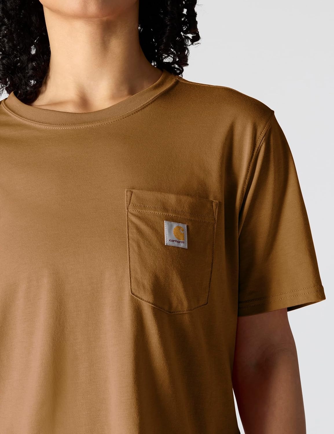 image:imageCarhartt Womens Tencel Fiber Series Loose TShirtCarhartt Brown