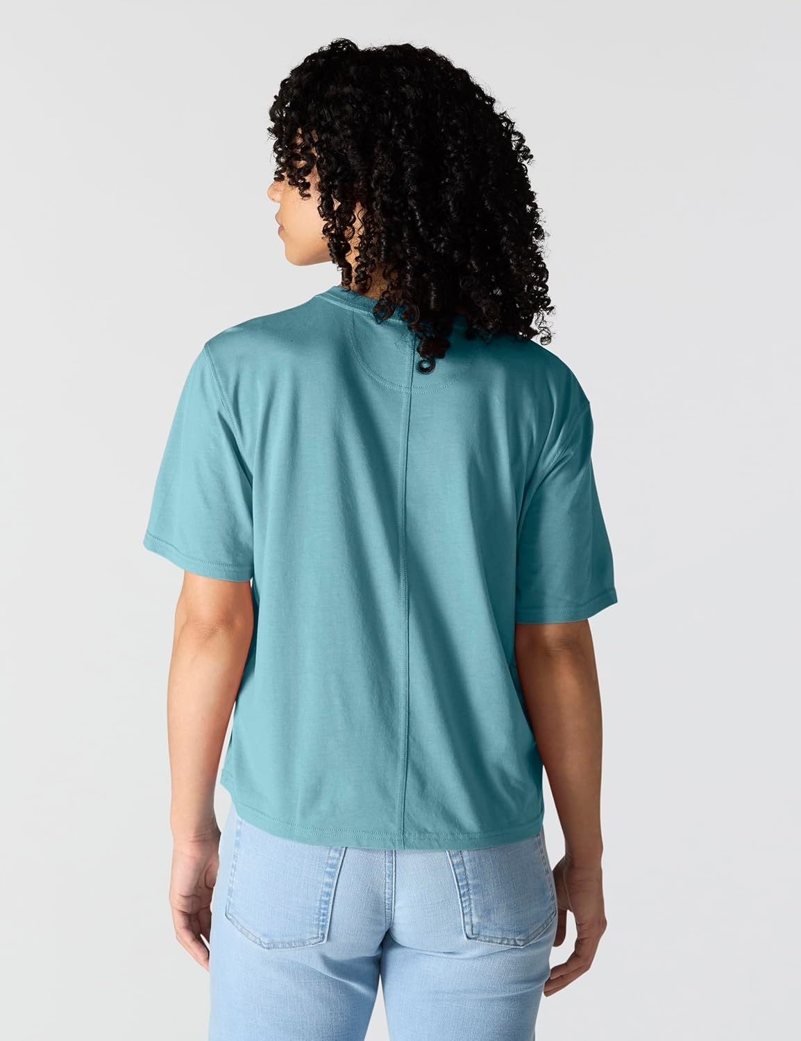 image:imageCarhartt Womens Tencel Fiber Series Loose TShirtDusted Aqua