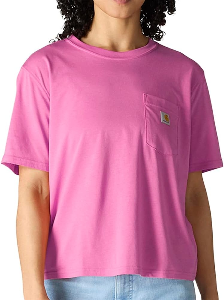 image:imageCarhartt Womens Tencel Fiber Series Loose TShirtElectric Fuchsia