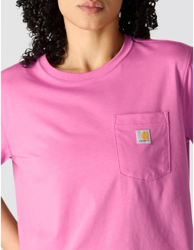 image:imageCarhartt Womens Tencel Fiber Series Loose TShirtElectric Fuchsia
