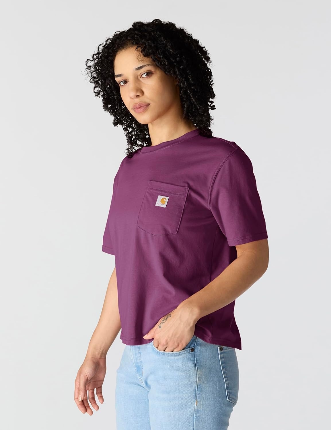 image:imageCarhartt Womens Tencel Fiber Series Loose TShirtGooseberry