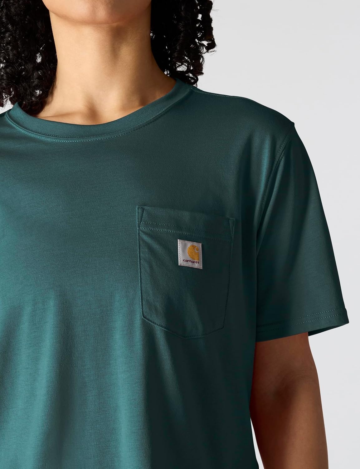 image:imageCarhartt Womens Tencel Fiber Series Loose TShirtGreenstone