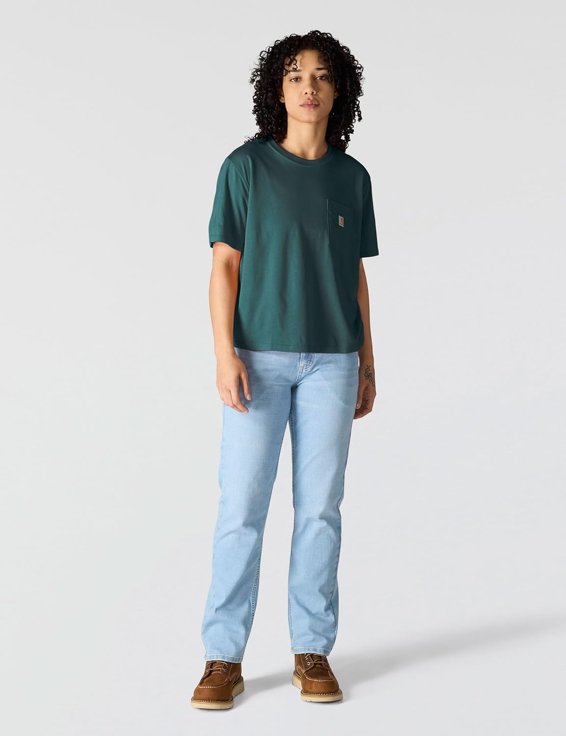 image:imageCarhartt Womens Tencel Fiber Series Loose TShirtGreenstone
