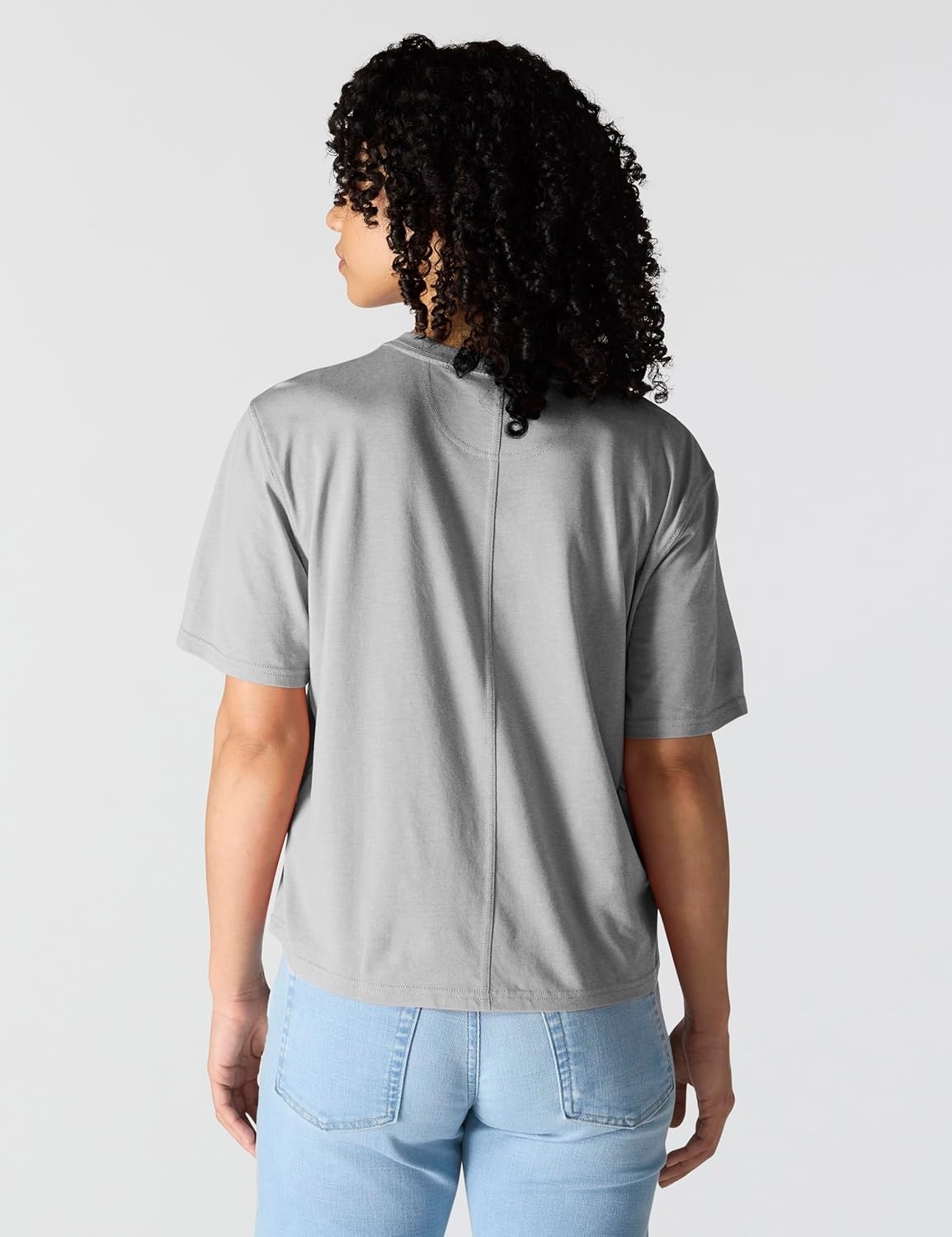 image:imageCarhartt Womens Tencel Fiber Series Loose TShirtHeather Gray