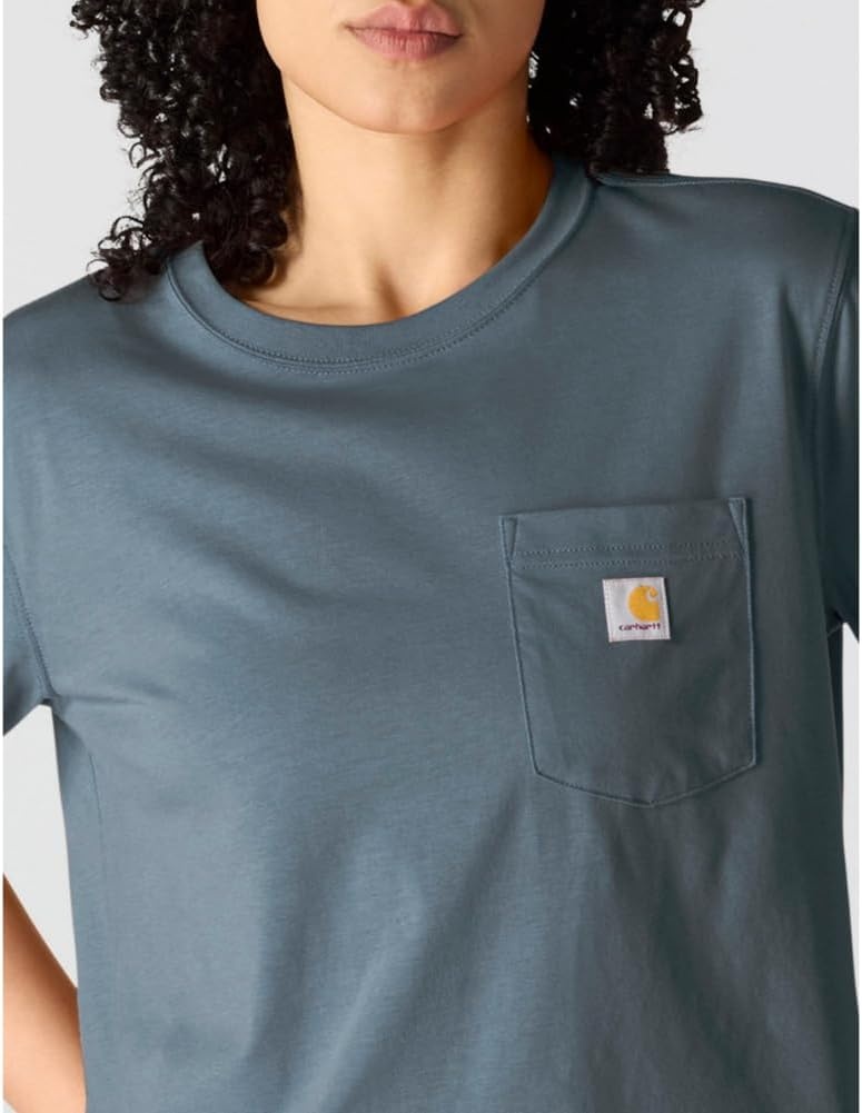 image:imageCarhartt Womens Tencel Fiber Series Loose TShirtIron Blue