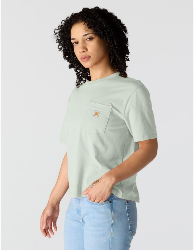 image:imageCarhartt Womens Tencel Fiber Series Loose TShirtSmoked Teal