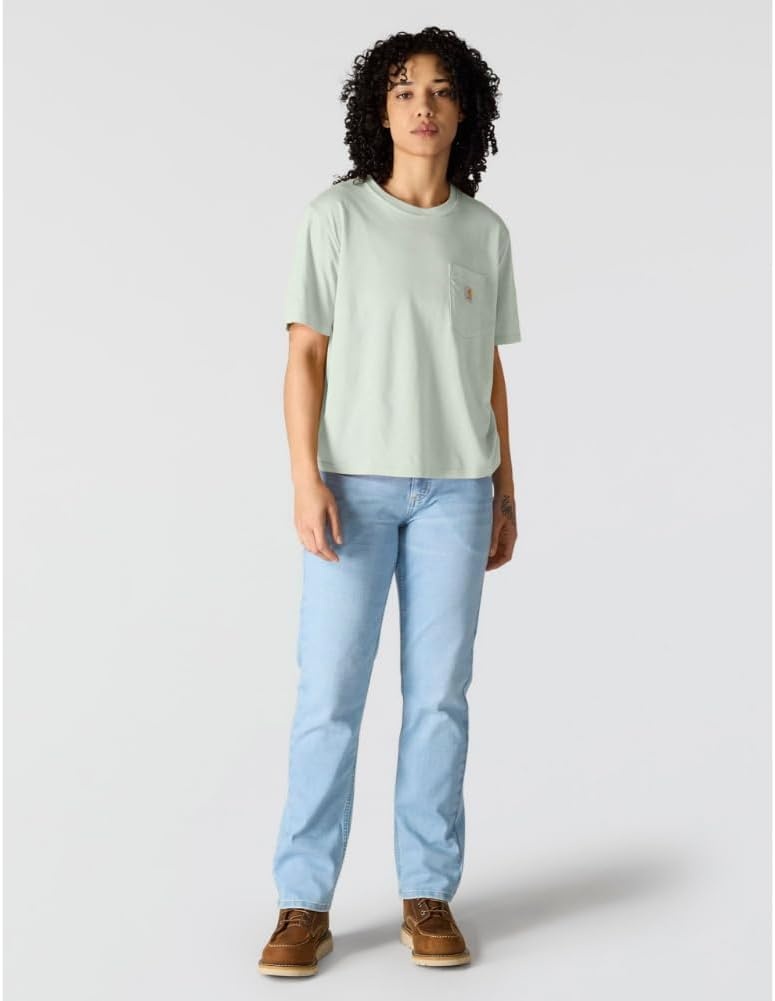 image:imageCarhartt Womens Tencel Fiber Series Loose TShirtSmoked Teal
