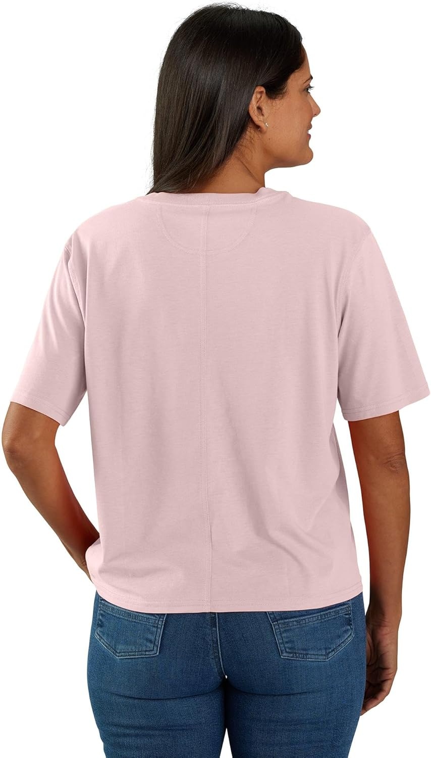 image:imageCarhartt Womens Tencel Fiber Series Loose TShirtSoft Rose