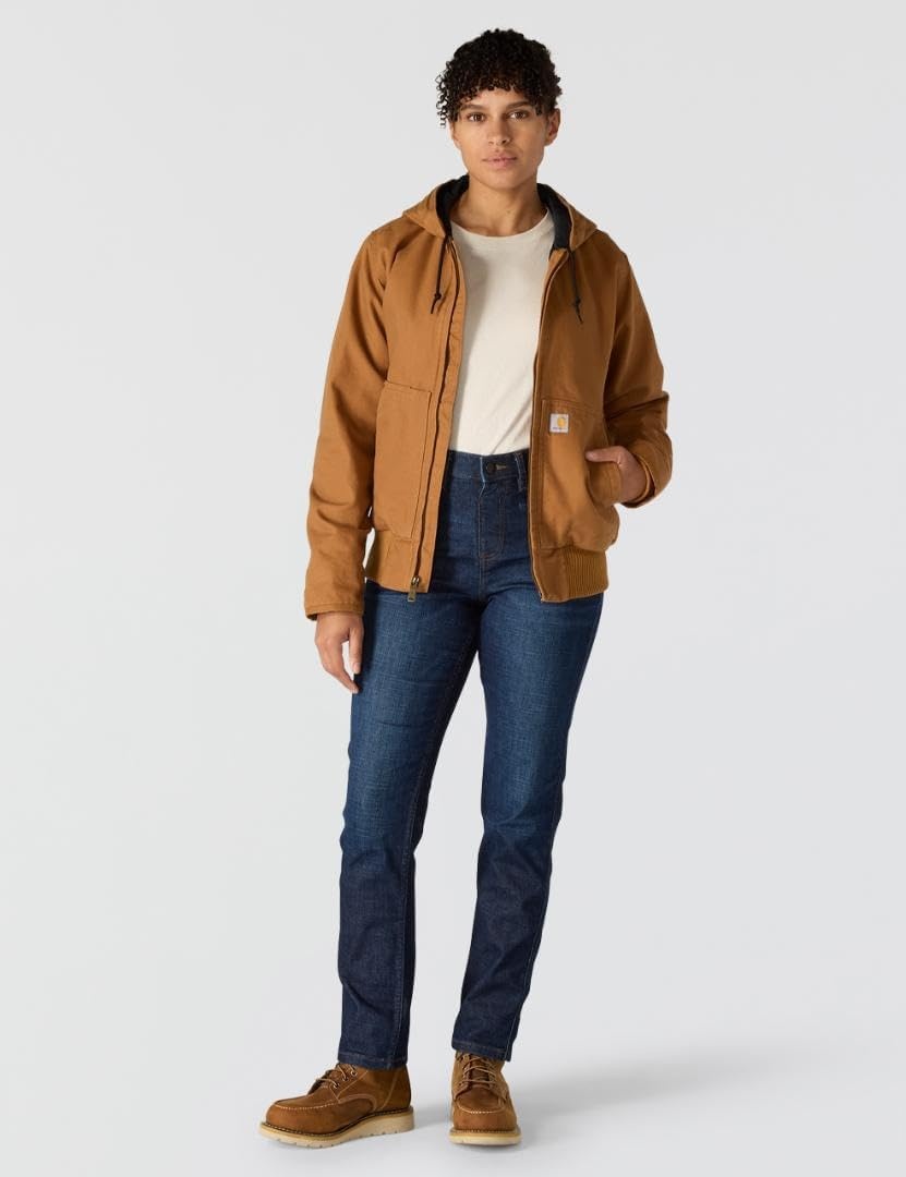 image:imageCarhartt Womens Washed Duck Active JacCarhartt Brown