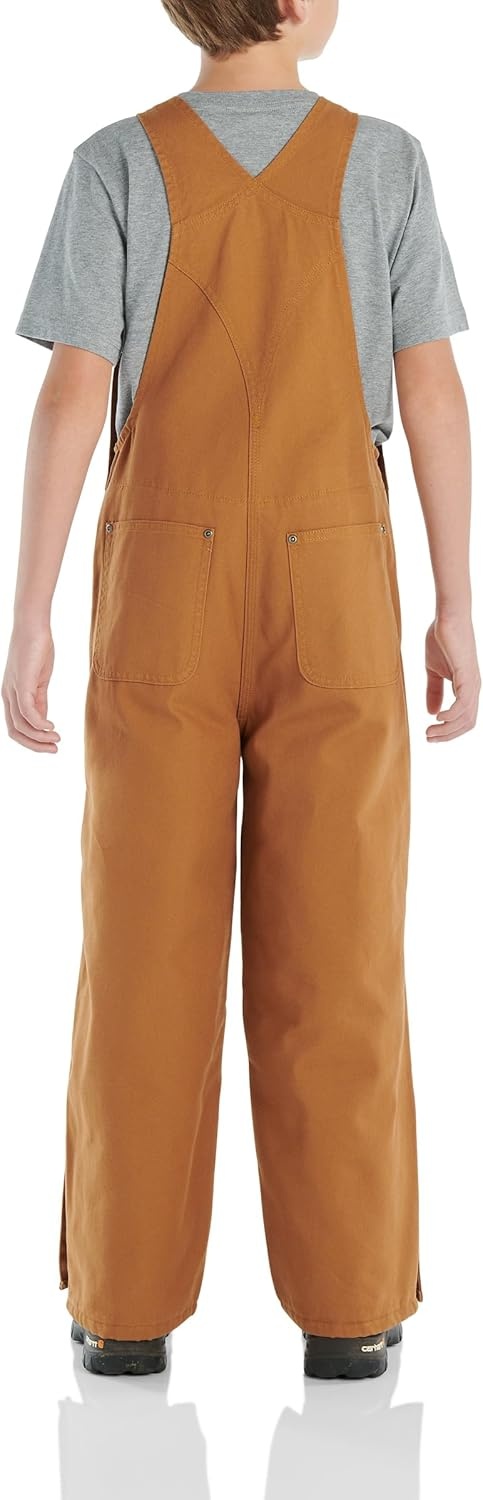 image:imageCarhartt boys Bib Overalls Lined and UnlinedCarhartt Brown