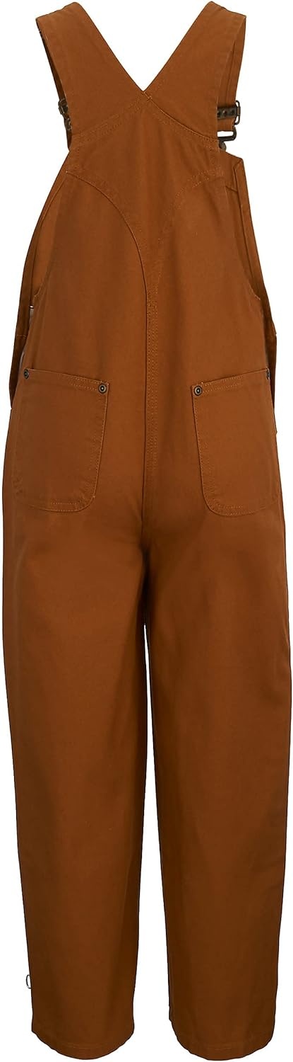 image:imageCarhartt boys Bib Overalls Lined and UnlinedCarhartt Brown Canvas