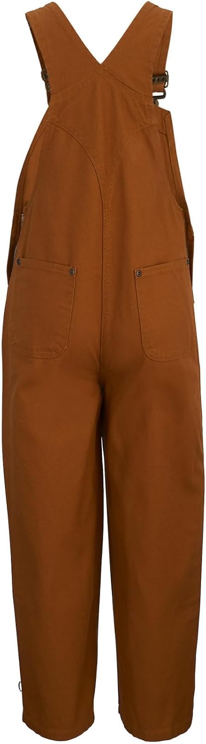 image:imageCarhartt boys Bib Overalls Lined and UnlinedCarhartt Brown Canvas