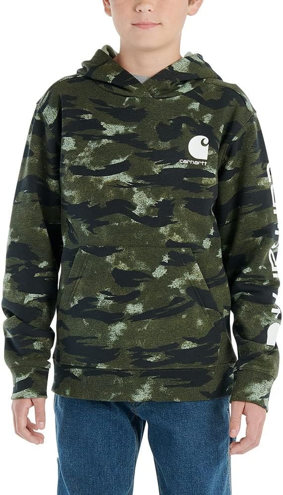 image:imageCarhartt boys Hoodie Fleece Pullover SweatshirtHooded SweatshirtBlind Fatigue Camo