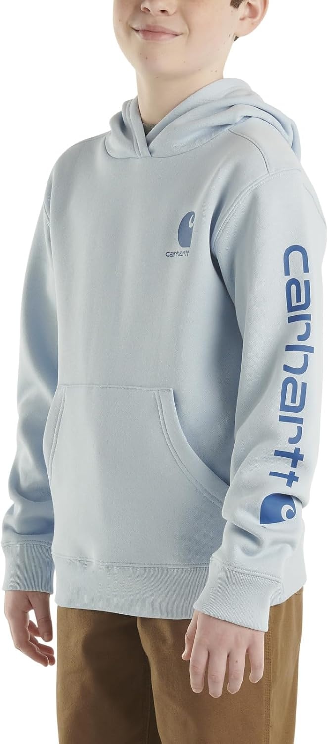 image:imageCarhartt boys Hoodie Fleece Pullover SweatshirtHooded SweatshirtCashmere Blue