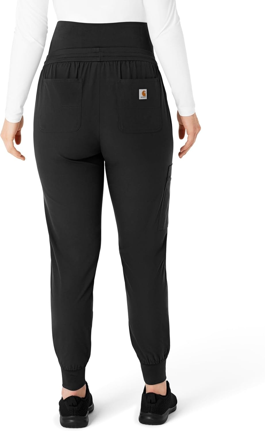 image:imageForce Essentials Womens Maternity Jogger Scrub PantBlack