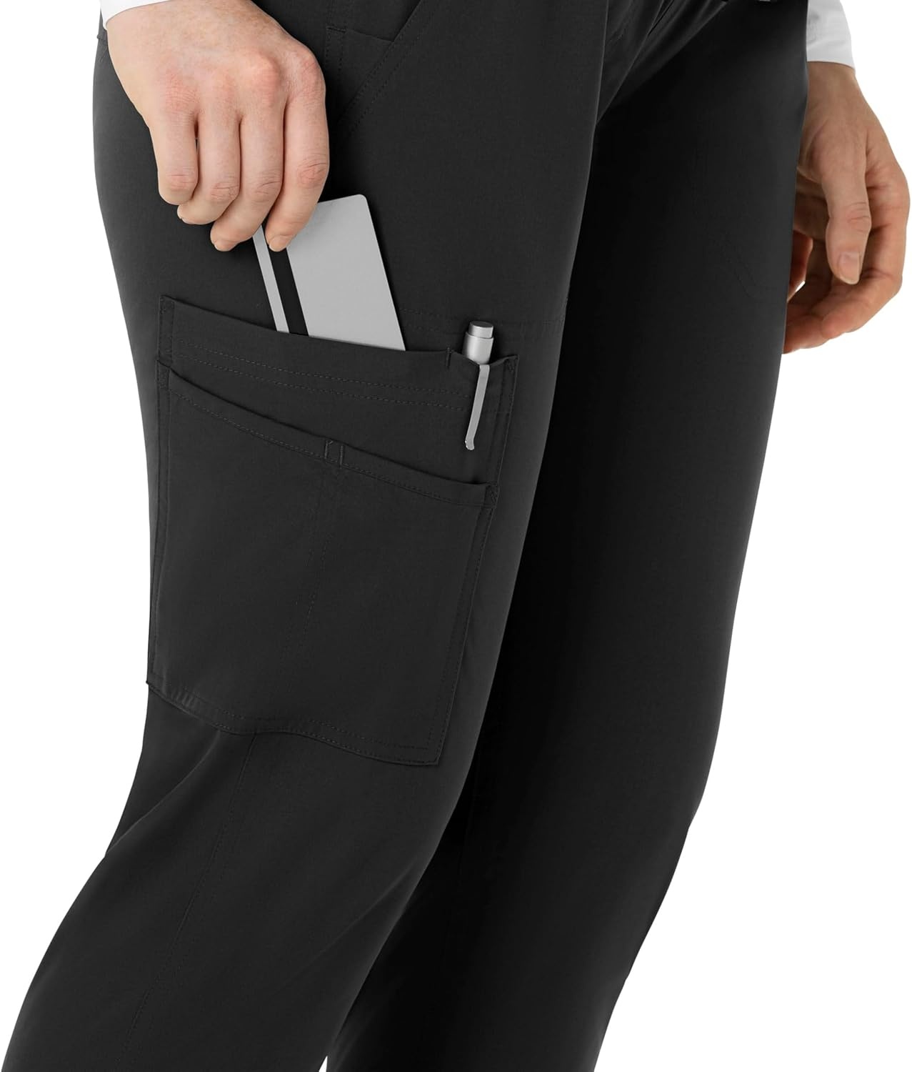 image:imageForce Essentials Womens Maternity Jogger Scrub PantBlack