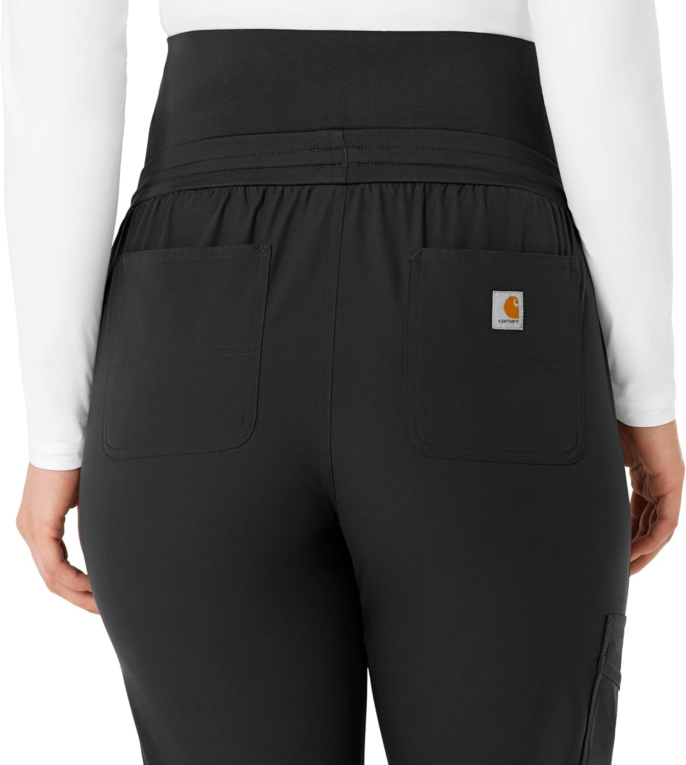 image:imageForce Essentials Womens Maternity Jogger Scrub PantBlack