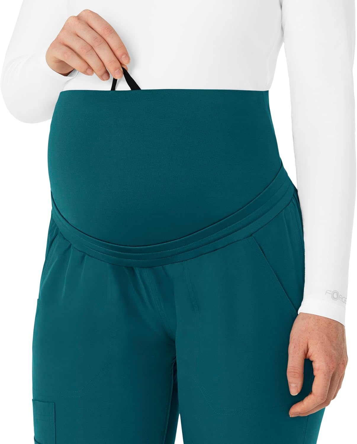 image:imageForce Essentials Womens Maternity Jogger Scrub PantCaribbean