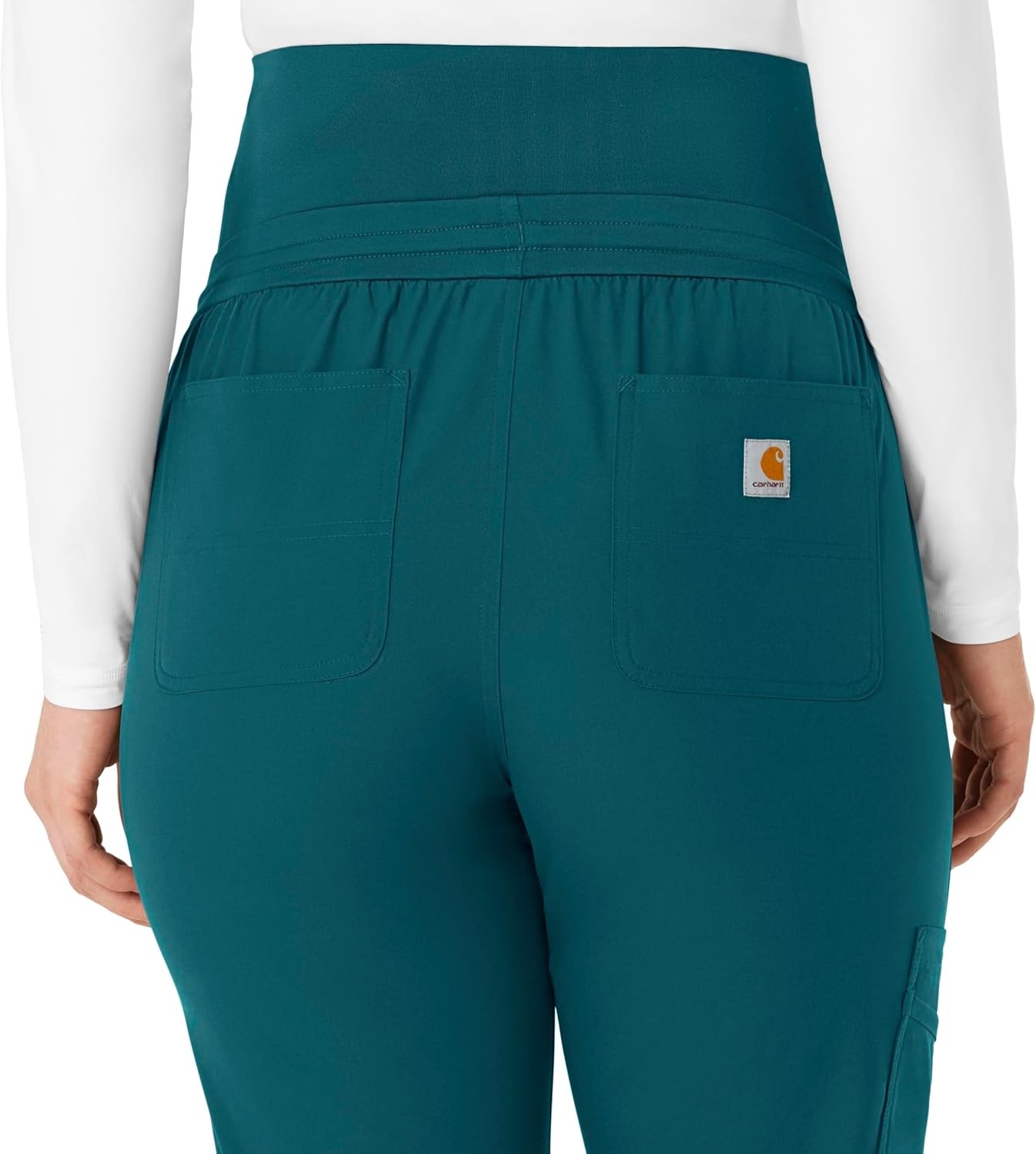 image:imageForce Essentials Womens Maternity Jogger Scrub PantCaribbean